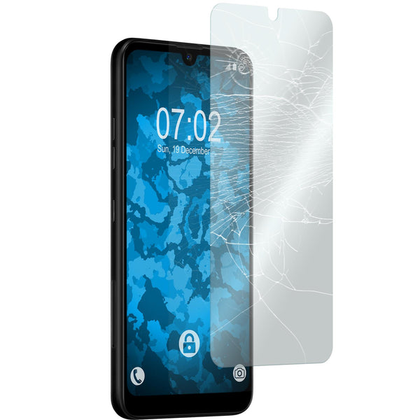 1 x LG Q60 Glas-Displayschutzfolie klar