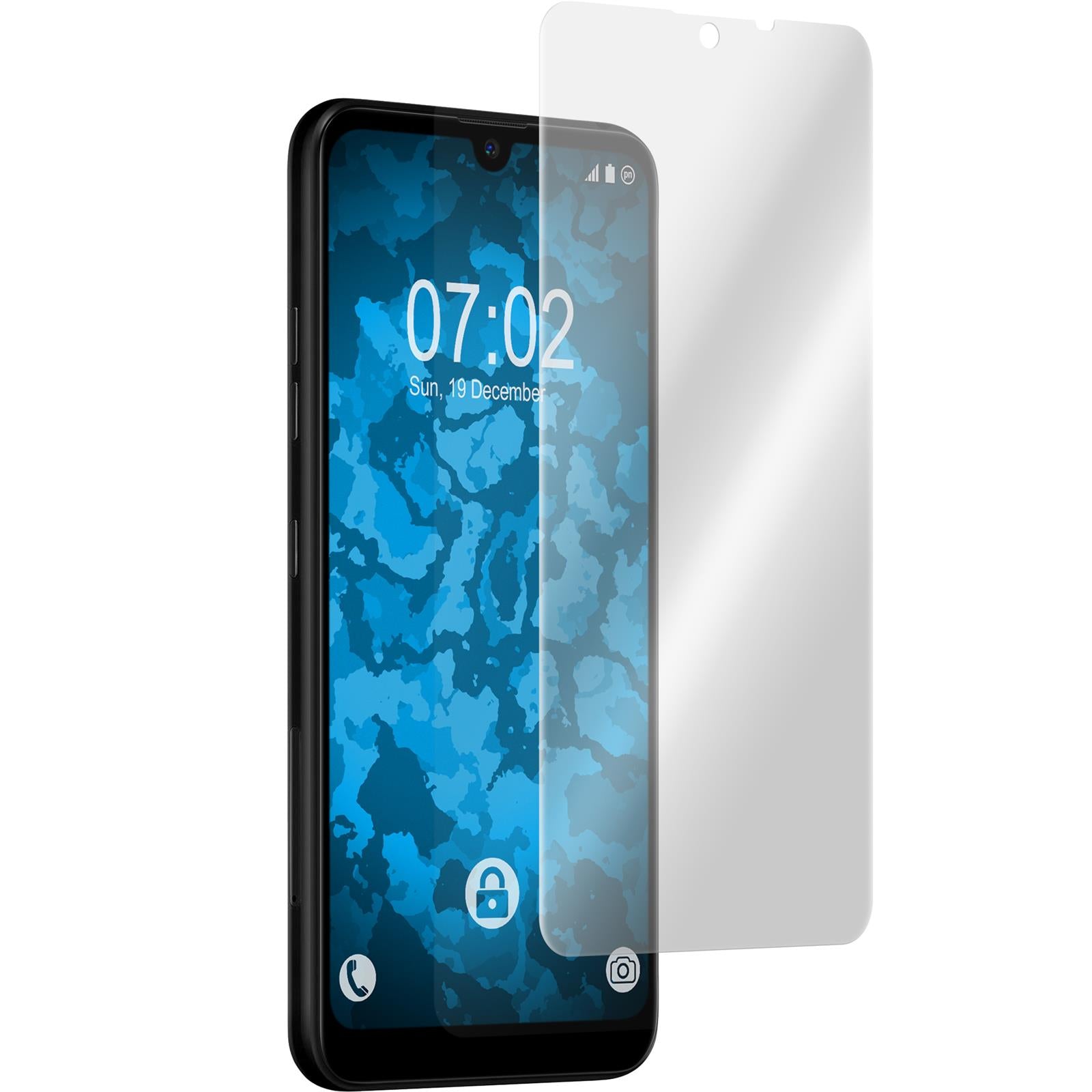 1 x LG Q60 Displayschutzfolie klar Flexible Folien