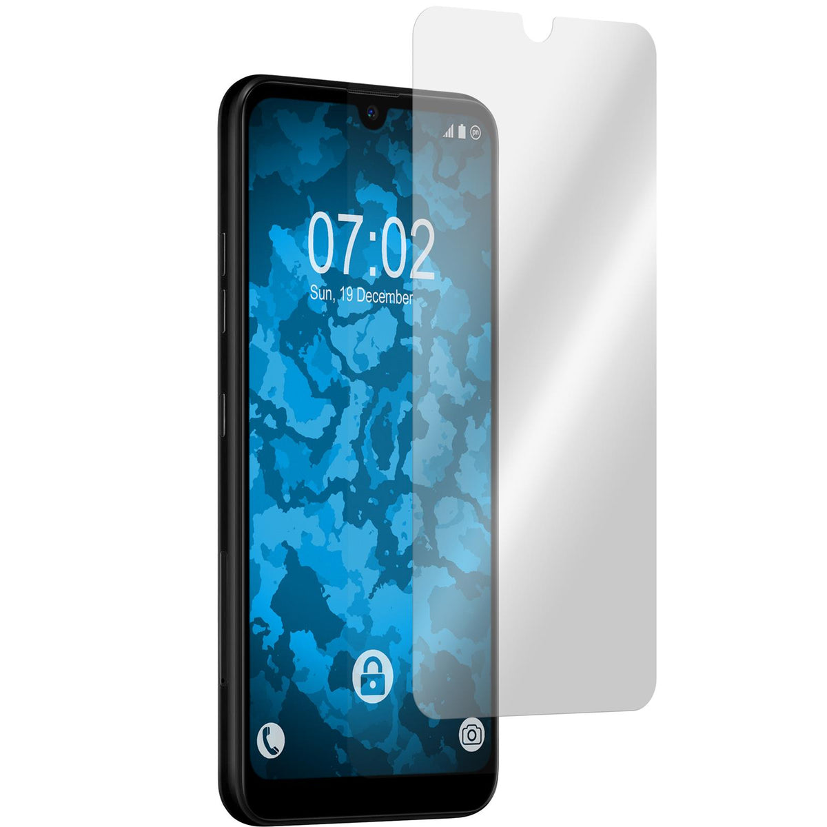 4 x LG Q60 Displayschutzfolie klar
