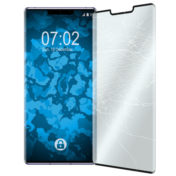 1 x Huawei Mate 30 Pro Glas-Displayschutzfolie klar full-scr