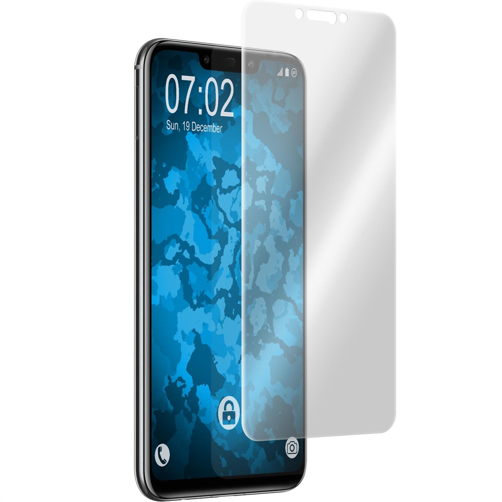 2 x Huawei Mate 20 Lite Displayschutzfolie klar Flexible Fol