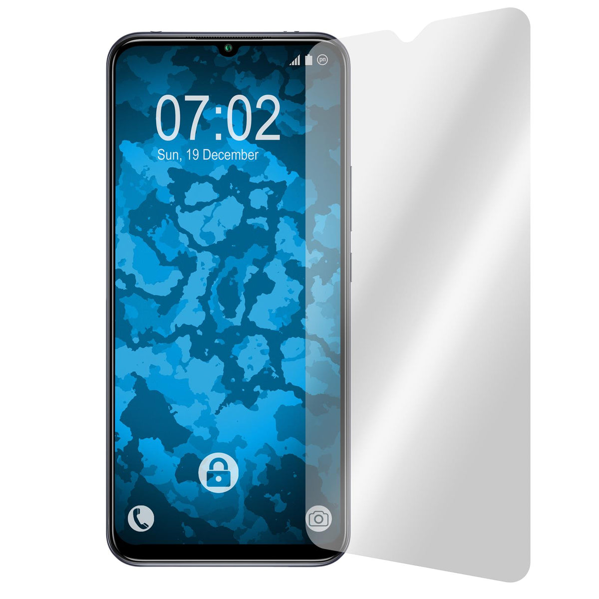 8 x Xiaomi Mi 10 Lite 5G Displayschutzfolie klar