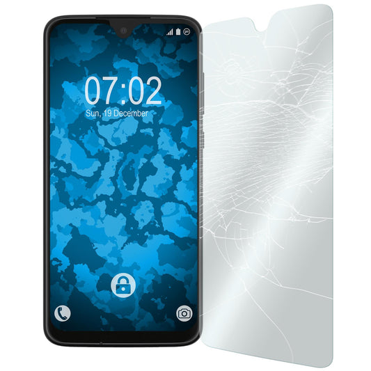 1 x Motorola Moto G7 Plus Glas-Displayschutzfolie klar