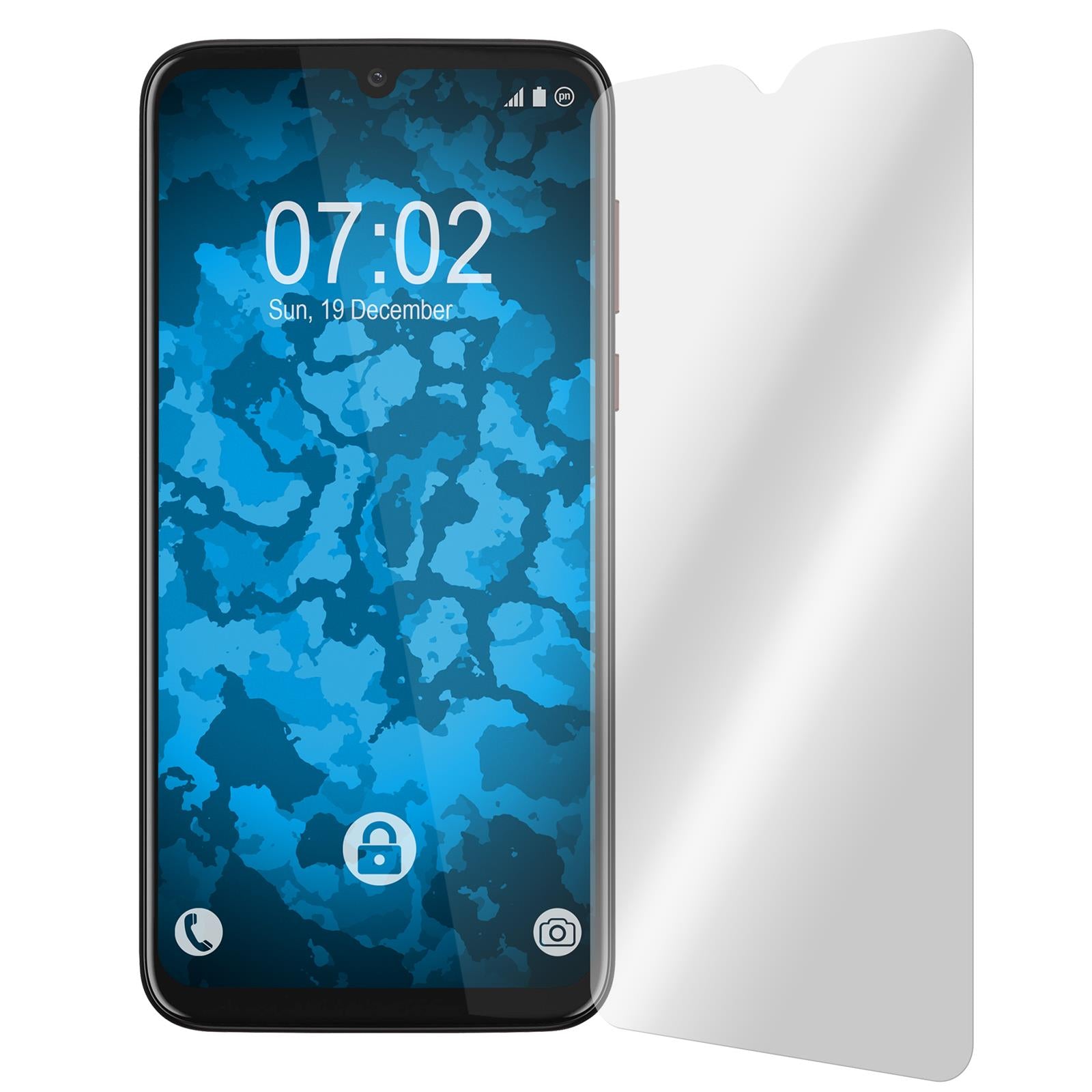 2 x Motorola Moto G8 Play Displayschutzfolie klar