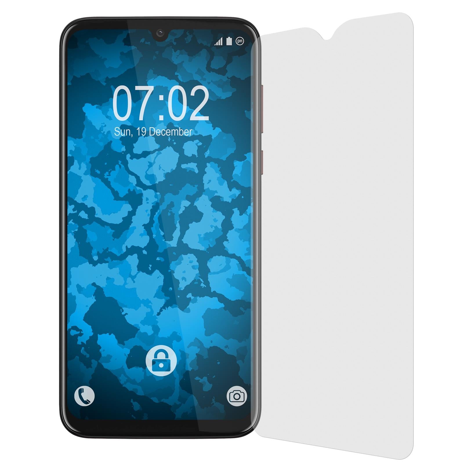 4 x Motorola Moto G8 Play Displayschutzfolie matt