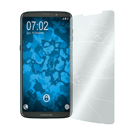 3 x Motorola Moto Z3 Play Glas-Displayschutzfolie klar