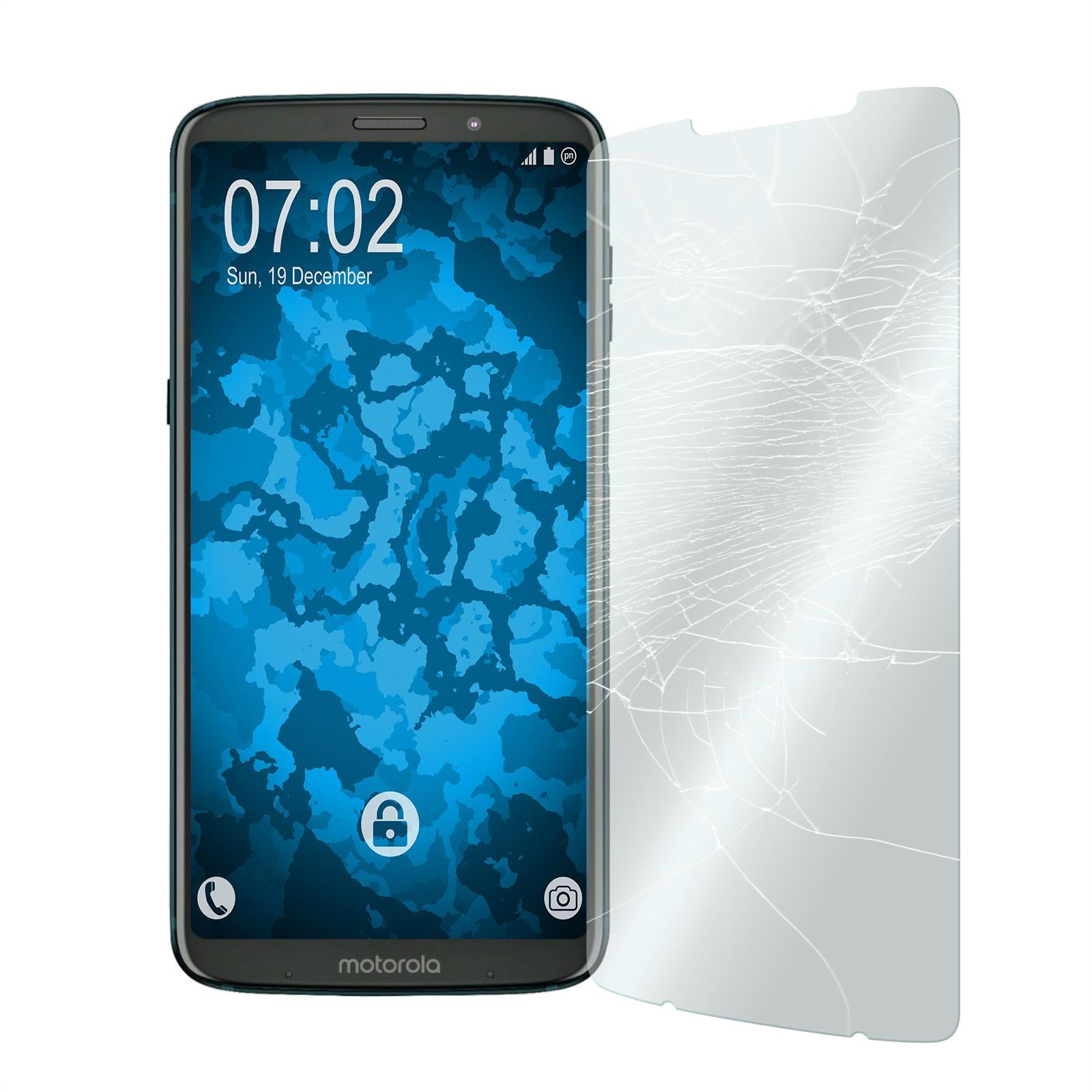 1 x Motorola Moto Z3 Play Glas-Displayschutzfolie klar