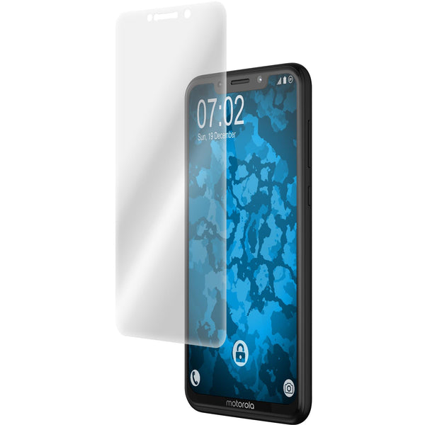 2 x Motorola One (P30 Play) Displayschutzfolie klar Flexible