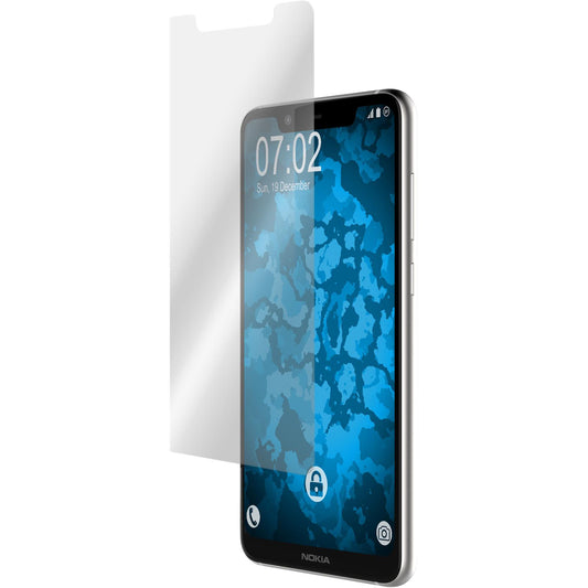 6 x  Nokia 5.1 Plus Displayschutzfolie klar