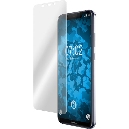 4 x  Nokia 8.1 (X7) Displayschutzfolie klar Flexible Folien