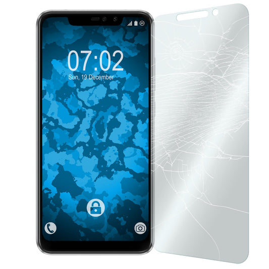 2 x Xiaomi Redmi Note 6 Pro Glas-Displayschutzfolie klar