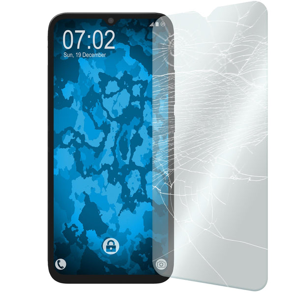 2 x Xiaomi Redmi 9A Glas-Displayschutzfolie klar