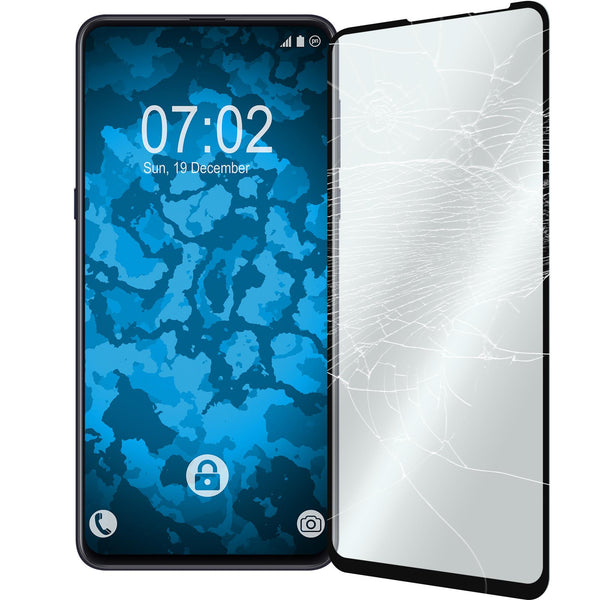 2 x Xiaomi Mi Mix 3 Glas-Displayschutzfolie klar full-screen