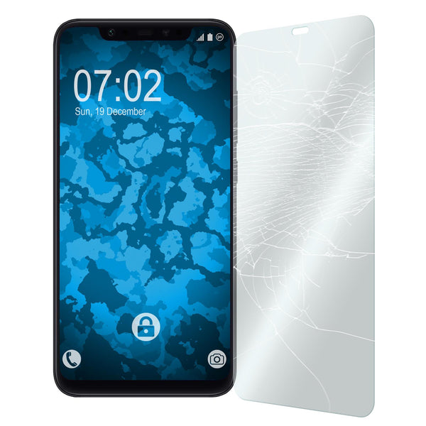 2 x Xiaomi Mi 8 Glas-Displayschutzfolie klar
