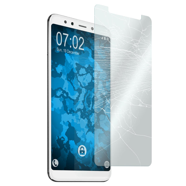 2 x Xiaomi Mi A2 (Mi 6X) Glas-Displayschutzfolie klar