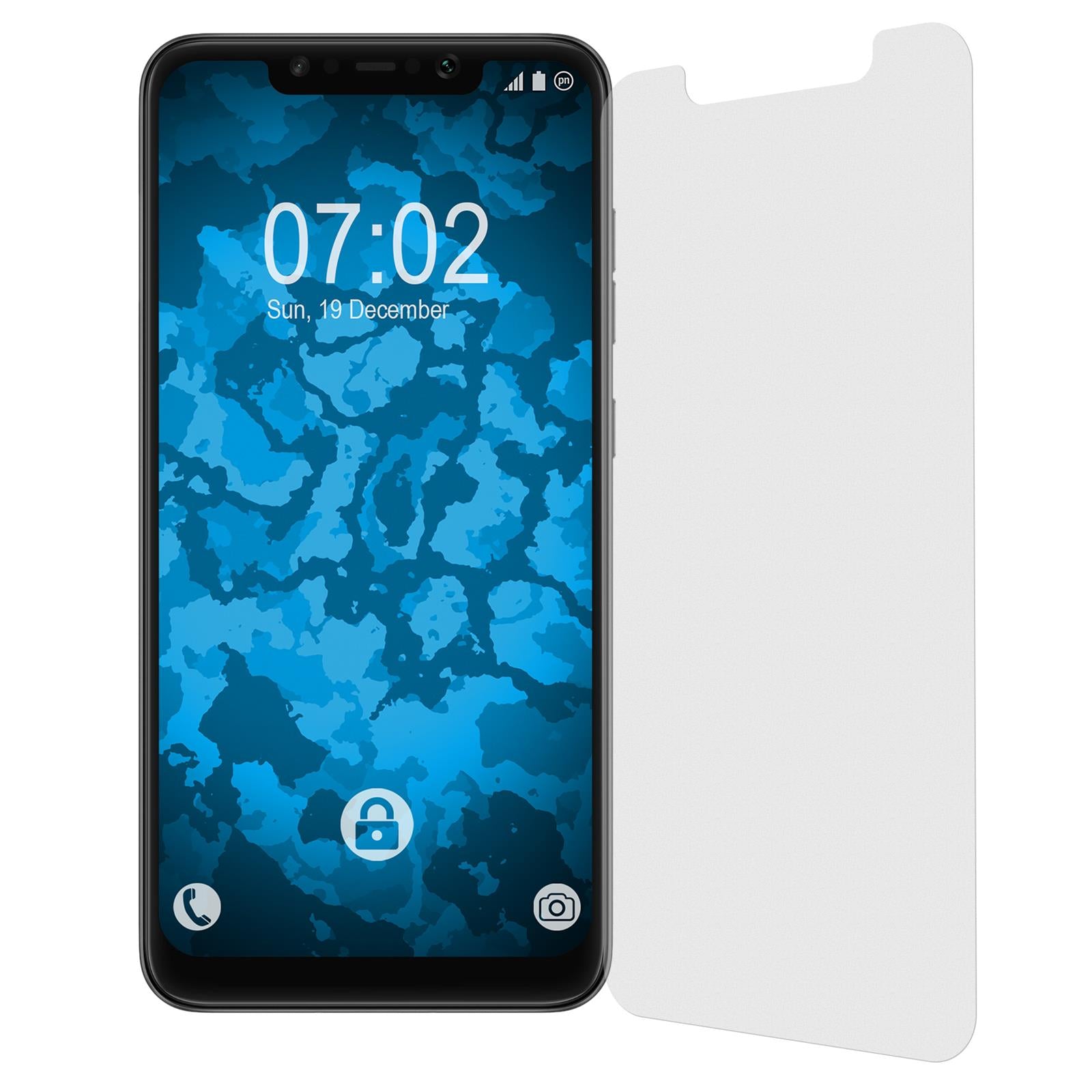 8 x Xiaomi Pocophone F1 Displayschutzfolie matt