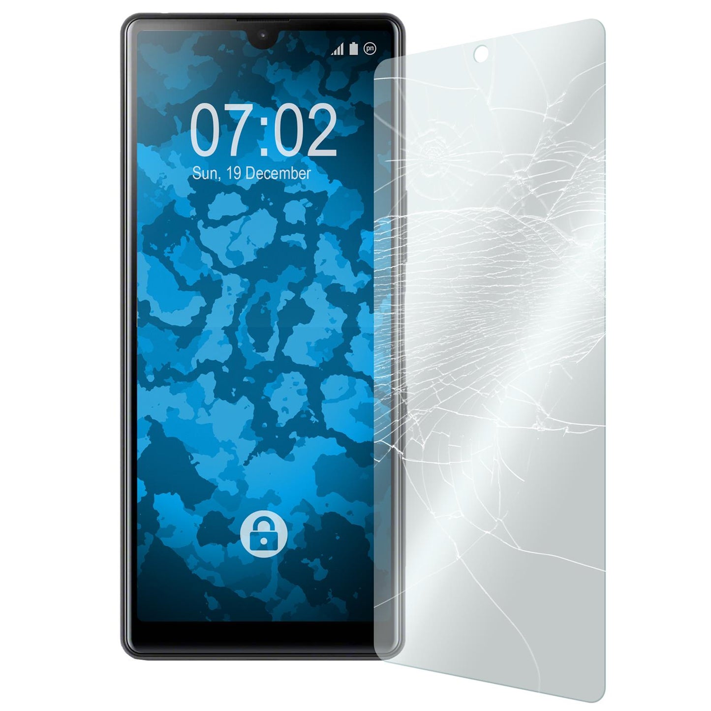 3 x Sony Xperia L4 Glas-Displayschutzfolie klar