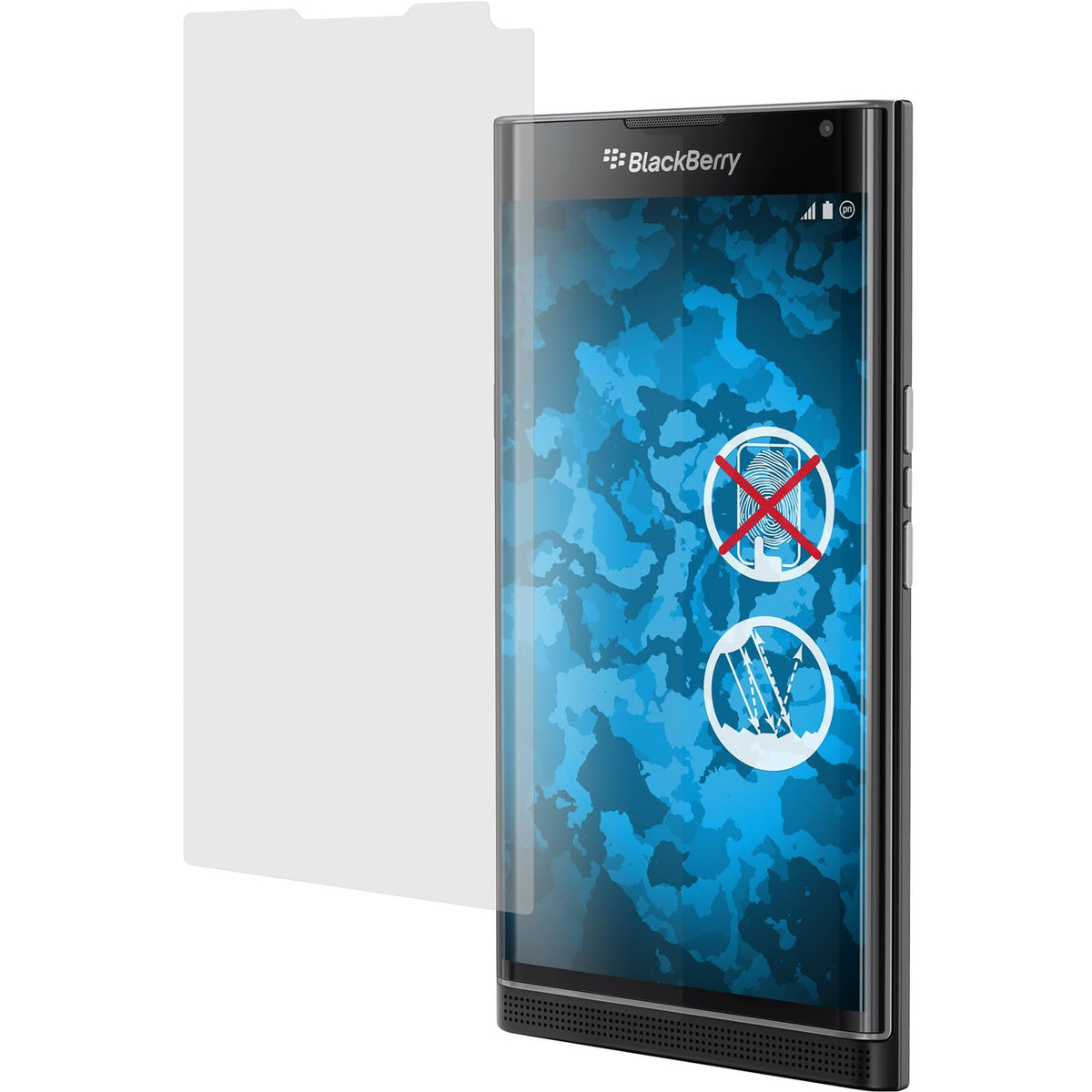 2 x BlackBerry Priv Displayschutzfolie matt