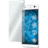 1 x Sony Xperia C5 Ultra Glas-Displayschutzfolie klar