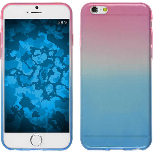 PhoneNatic Case kompatibel mit Apple iPhone 6s / 6 - Design:06 Silikon Hülle OmbrË + 2 Schutzfolien
