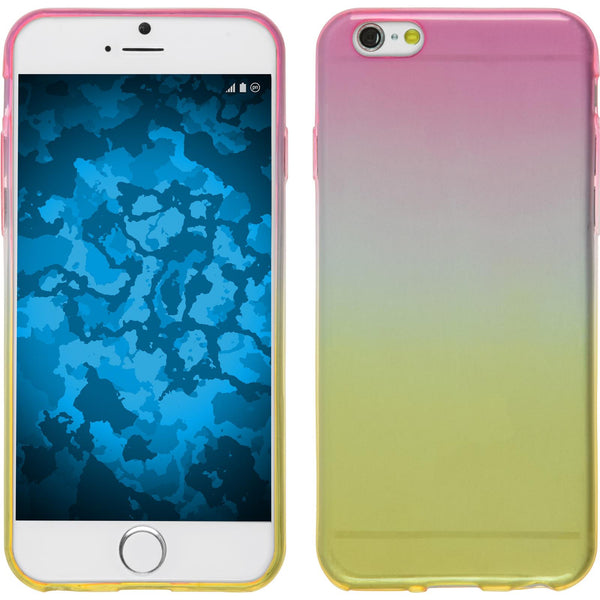 PhoneNatic Case kompatibel mit Apple iPhone 6s / 6 - Design:01 Silikon Hülle OmbrË + 2 Schutzfolien
