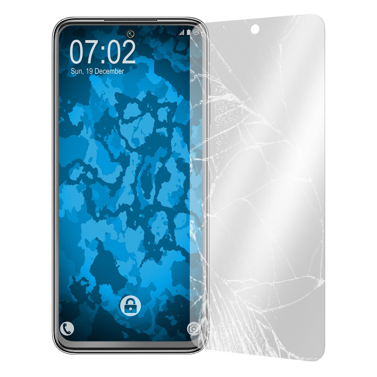 3 x Xiaomi Redmi 10 Glas-Displayschutzfolie klar