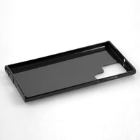 PhoneNatic Case kompatibel mit Samsung Galaxy S22 Ultra - Schwarz Silikon Hülle crystal-case Cover
