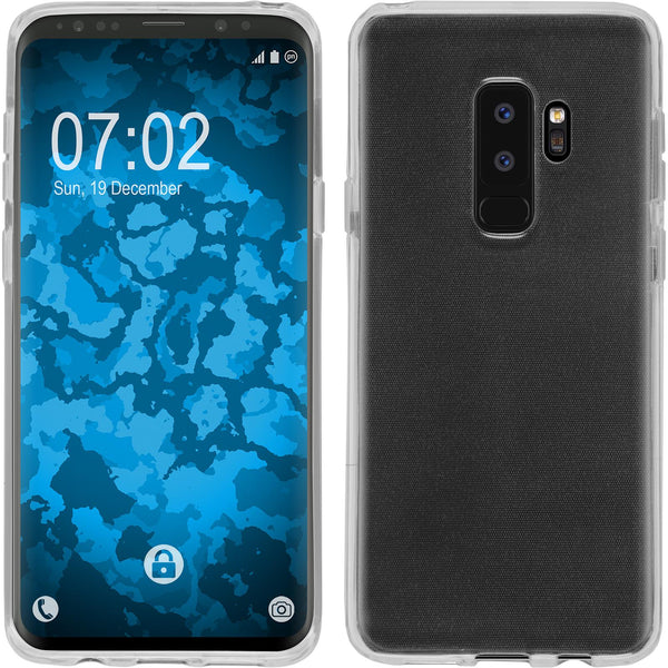PhoneNatic Case kompatibel mit Samsung Galaxy S9 Plus - Crystal Clear Silikon Hülle transparent Cover