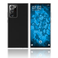 PhoneNatic Case kompatibel mit Samsung Galaxy Note 20 PLus / Ultra - Crystal Clear Silikon Hülle crystal-case Cover