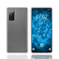 PhoneNatic Case kompatibel mit Samsung Galaxy S20 FE - Crystal Clear Silikon Hülle crystal-case Cover