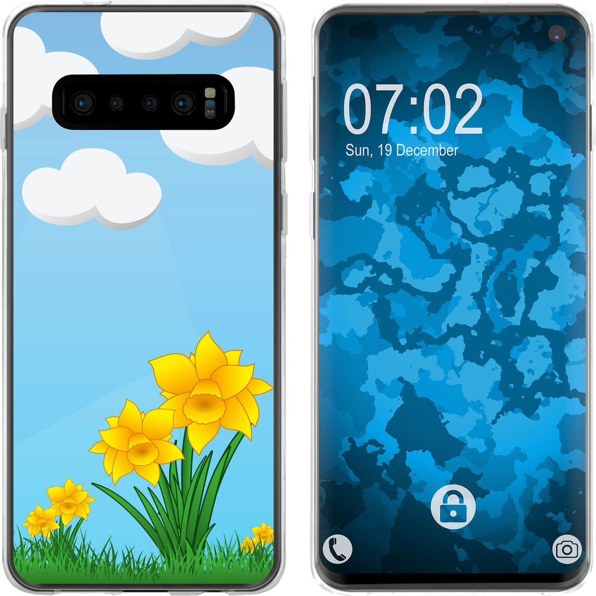 Galaxy S10 Silikon-Hülle Ostern M4 Case