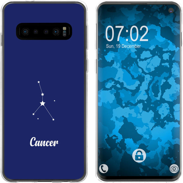 Galaxy S10 Silikon-Hülle SternzeichenCancer M3 Case