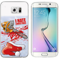 Galaxy S6 Edge Silikon-Hülle X Mas Weihnachten Hate X-Mas M8