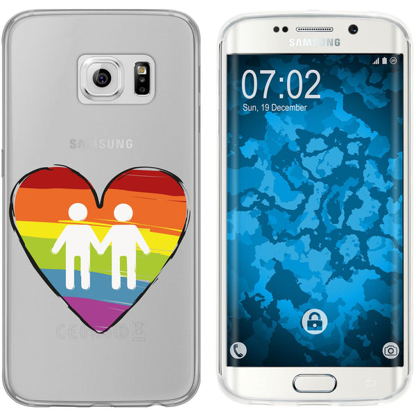 Galaxy S6 Edge Silikon-Hülle pride Männer M3 Case