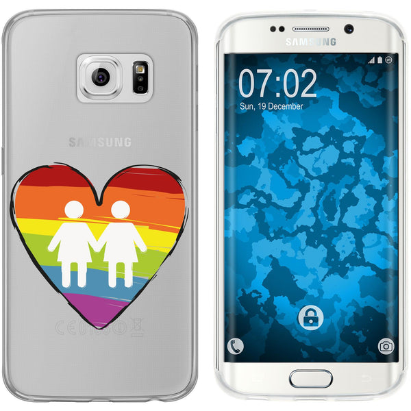 Galaxy S6 Edge Silikon-Hülle pride Frauen M4 Case