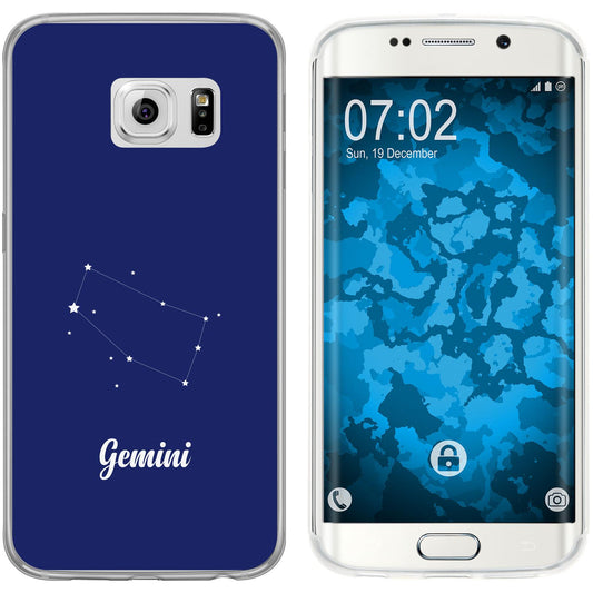 Galaxy S6 Edge Silikon-Hülle SternzeichenGemini M12 Case