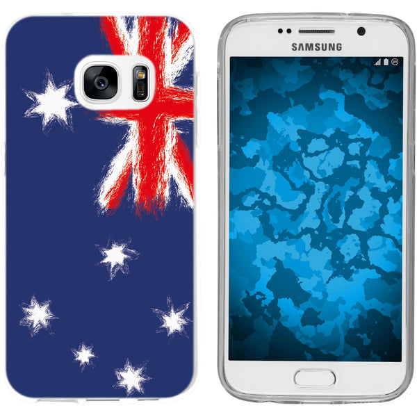 Galaxy S7 Silikon-Hülle WM Australien M2 Case