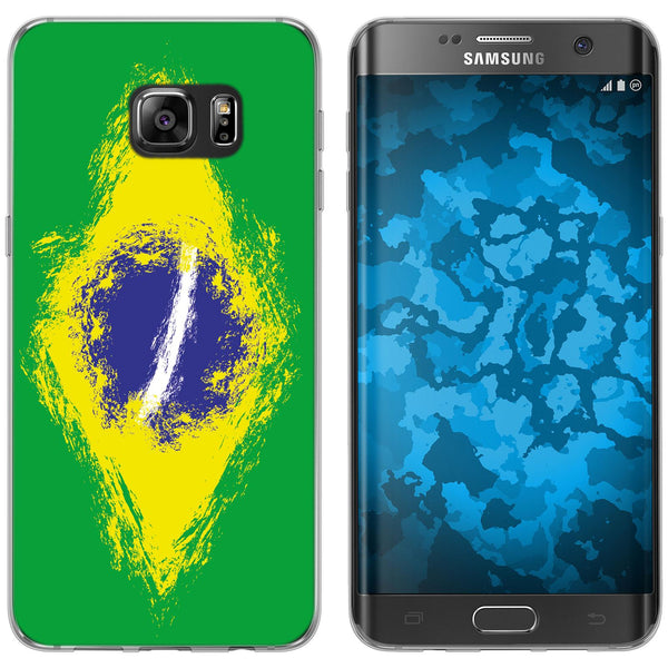 Galaxy S7 Edge Silikon-Hülle WM Brasilien M3 Case