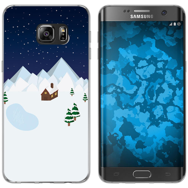 Galaxy S7 Edge Silikon-Hülle X Mas Weihnachten Winterwonderl