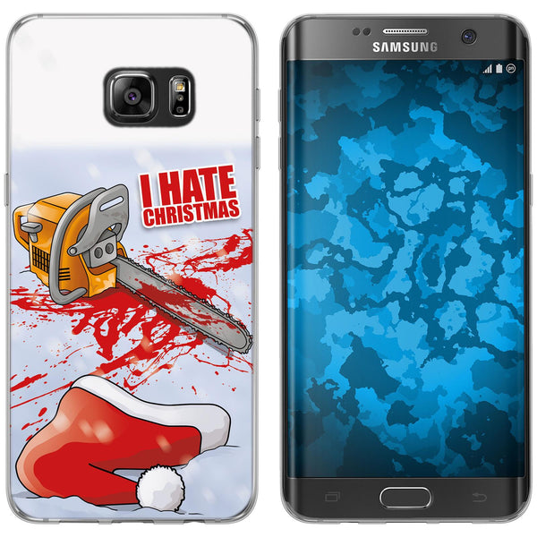 Galaxy S7 Edge Silikon-Hülle X Mas Weihnachten Hate X-Mas M8