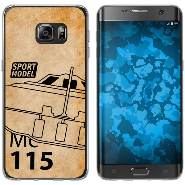 Galaxy S7 Edge Silikon-Hülle Space U.F.O. M1 Case