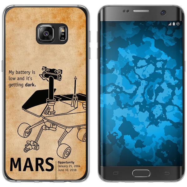 Galaxy S7 Edge Silikon-Hülle Space Rover M2 Case