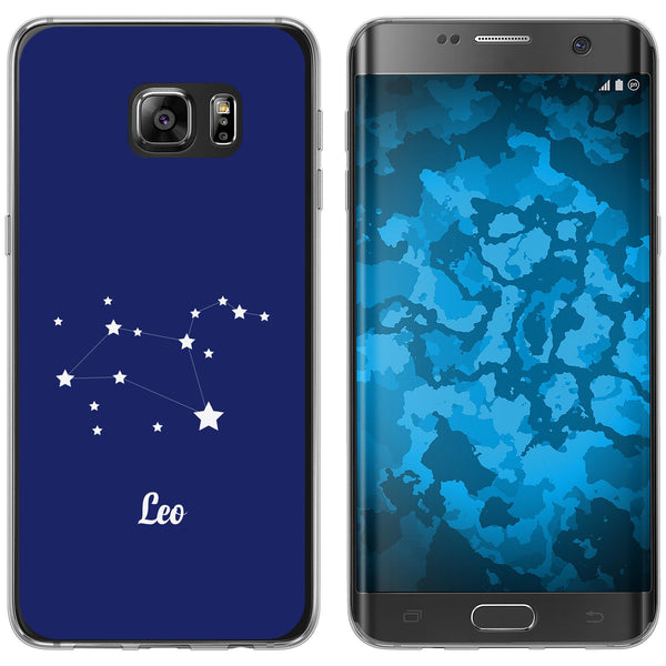 Galaxy S7 Edge Silikon-Hülle SternzeichenLeo M4 Case