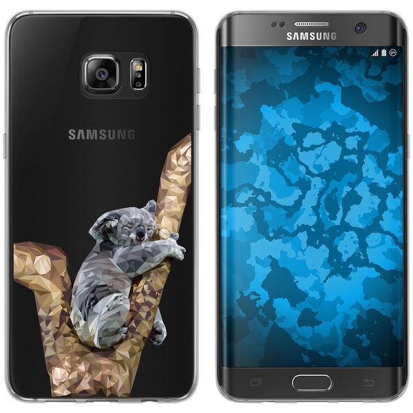 Galaxy S7 Edge Silikon-Hülle Vektor Tiere Koala M9 Case