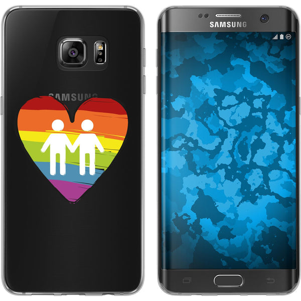 Galaxy S7 Edge Silikon-Hülle pride Männer M3 Case