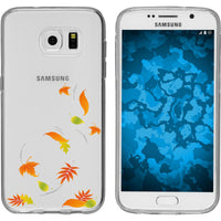 Galaxy S7 Silikon-Hülle Herbst Blätter/Leaves M1 Case