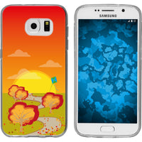 Galaxy S7 Silikon-Hülle Herbst Drache/Kite M2 Case