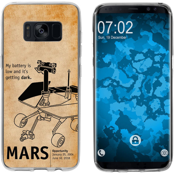 Galaxy S8 Silikon-Hülle Space Rover M2 Case