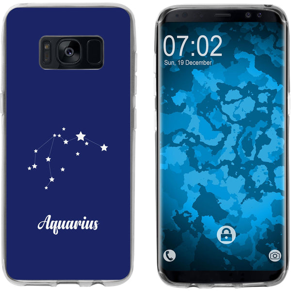 Galaxy S8 Silikon-Hülle SternzeichenAquarius M10 Case