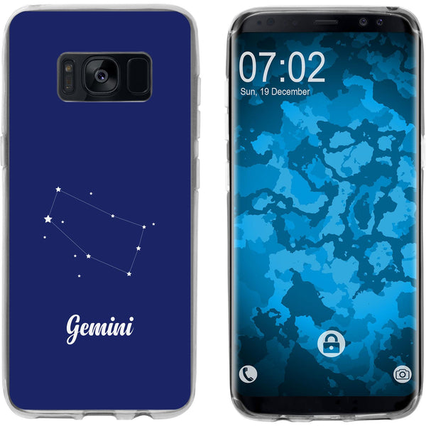 Galaxy S8 Silikon-Hülle SternzeichenGemini M12 Case